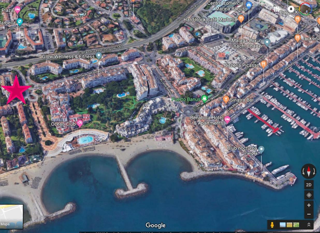 Puerto Banus With Private Garden Apartment Marbella Bagian luar foto